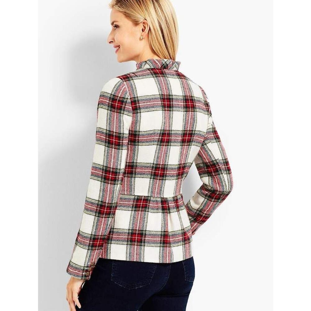 Talbots Red Plaid Jacket - Picture 2 of 8